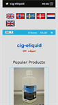 Mobile Screenshot of cig-eliquid.co.uk